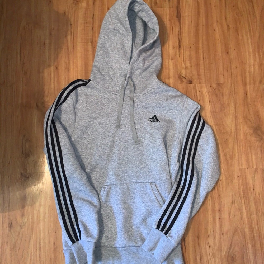 Mens Adidas Gray Hoodie